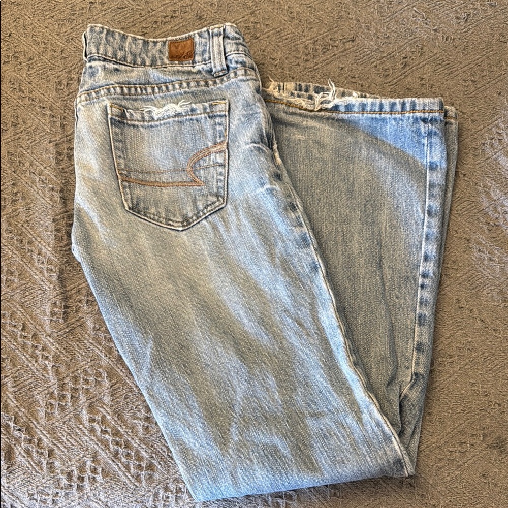 American Eagle Outfitters Blue Boot Cut Jeans